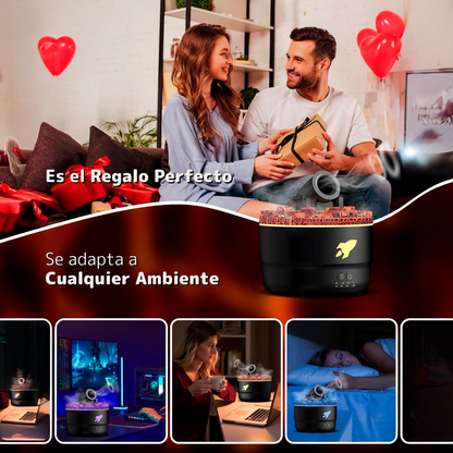 Humidificador Cañón Ambiente Relajante