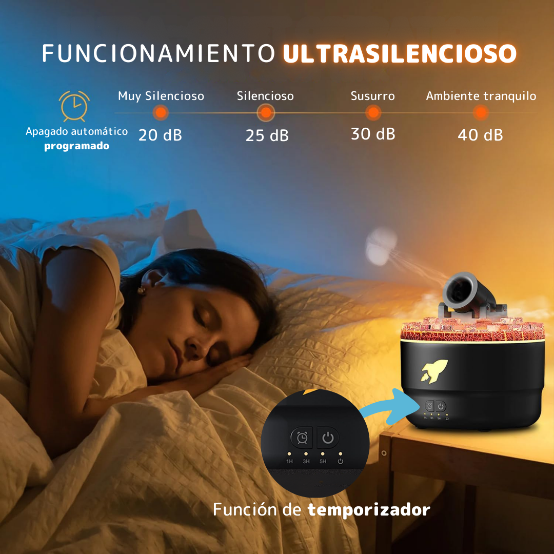Humidificador Cañón Ambiente Relajante