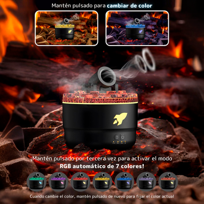 Humidificador Cañón Ambiente Relajante